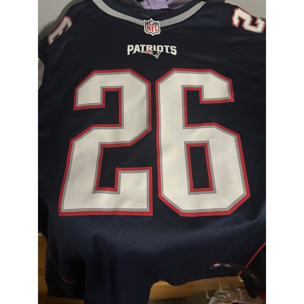 Sony Michel Blue Patriots Jersey